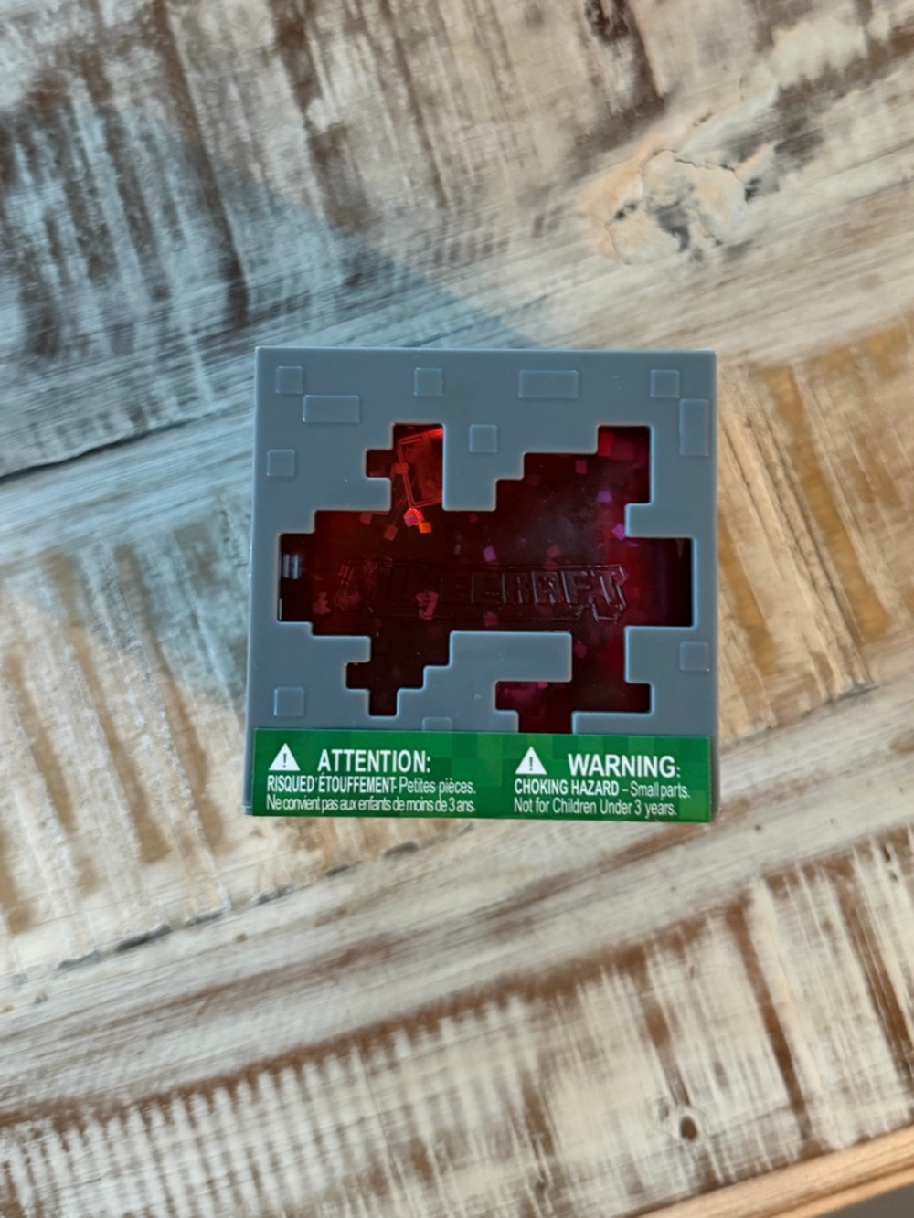 Red Minecraft Jelly Cube Squishy